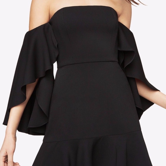 NWT BCBG Simone flutter sleeve dress Size 4 Small - Picture 4 of 6